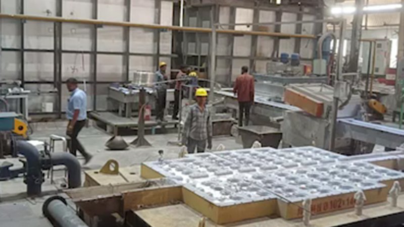 20-Ton Aluminum Billet Casting Line Project in India