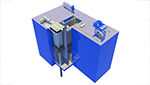 Internally Guided Hydraulic VDC Billet Casting Machine