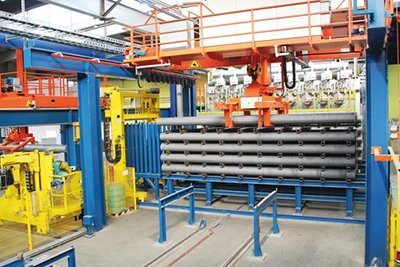 Automatic Aluminum Billet Stacking & Unstacking System